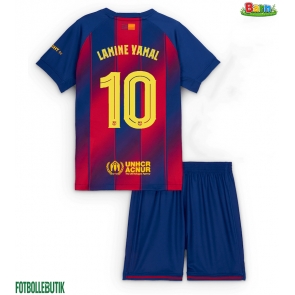 Barcelona Lamine Yamal #10 Hemmaställ Barn 2025-26 Kortärmad (+ Korta byxor)